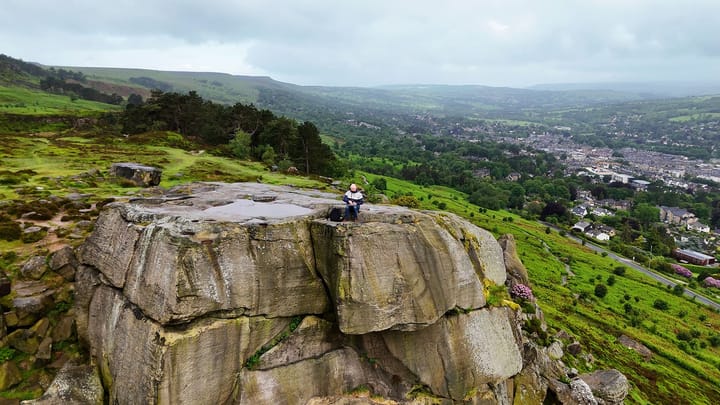 Live synthesiser improvisation on Ilkley Cow & Calf Rocks