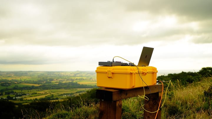 Live loops at Otley Chevin Surprise View