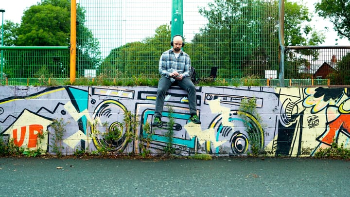 Drum breaks in the park